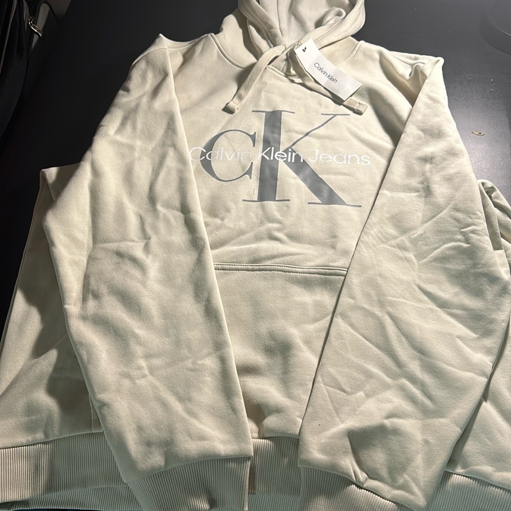 New Men’s Calvin Klein Sweater Hoodie Pullover
